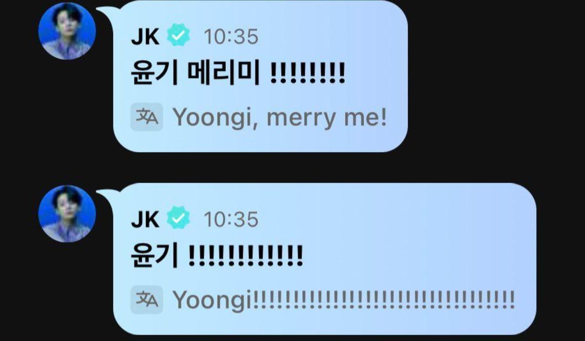 BTS' Jungkook has proposed to another man BTS' Jungkook has proposed to another man