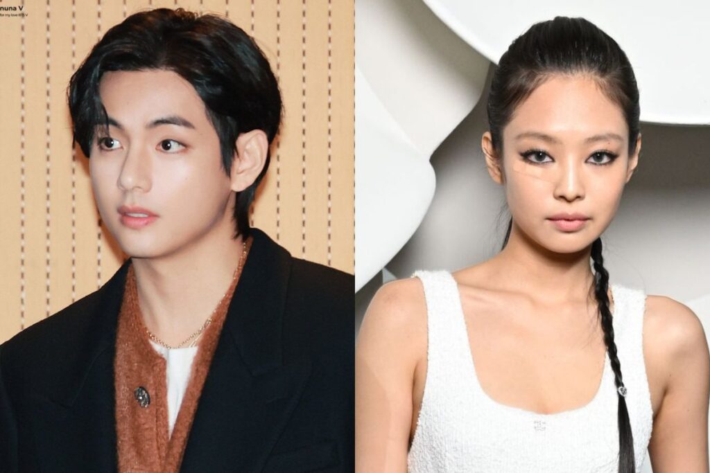 BTS' Taehyung and BLACKPINK's Jennie have been spotted in public for the first time