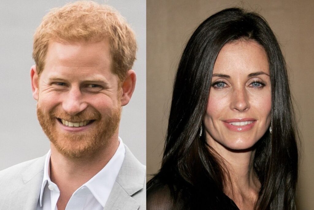 Prince Harry consumed mushrooms at Courteney Cox's house