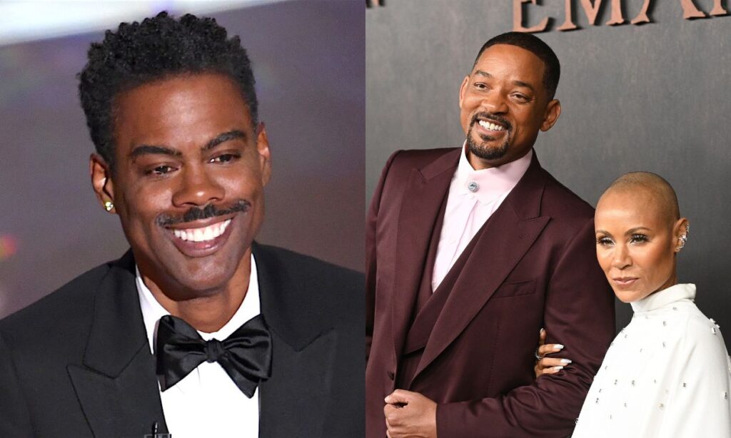 Chris Rock mocks Will Smith by poking fun at Jada Pinkett's infidelity