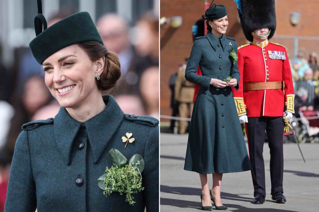 Kate Middleton debuted as a colonel regiment