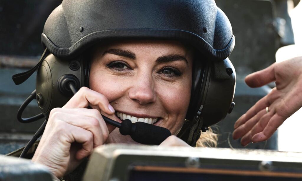 Kate Middleton dressed in military uniform to celebrate Women's Day