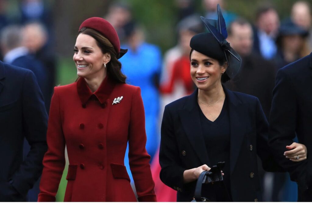 Meghan Markle attended an event wearing an identical dress that Kate Middleton had worn