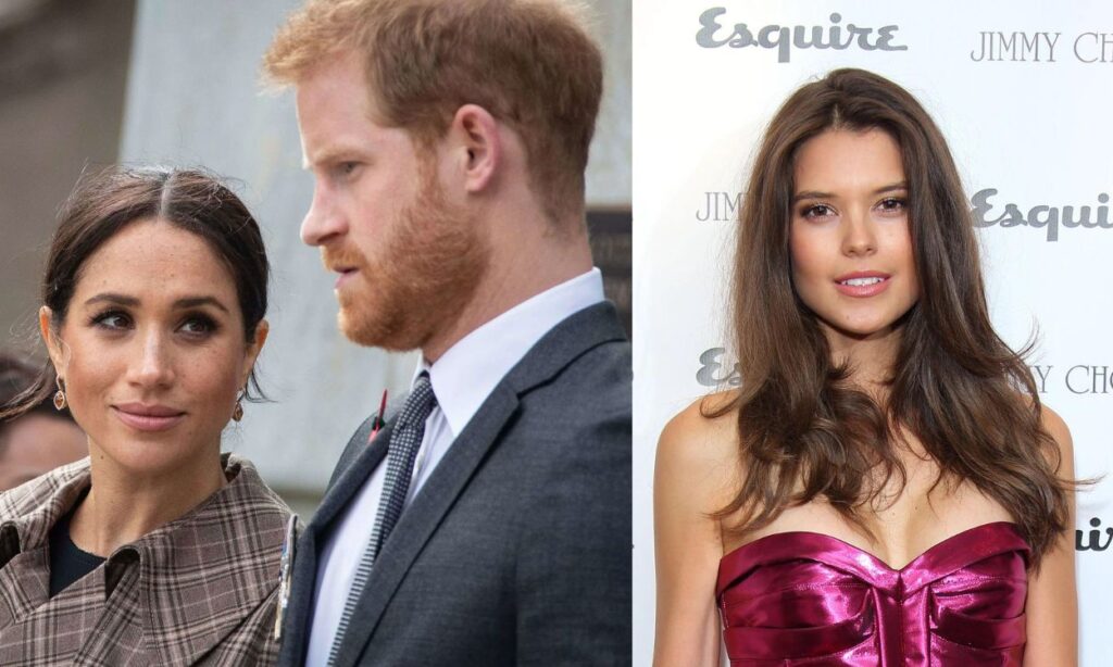 Prince Harry cheated on Meghan Markle with a British model