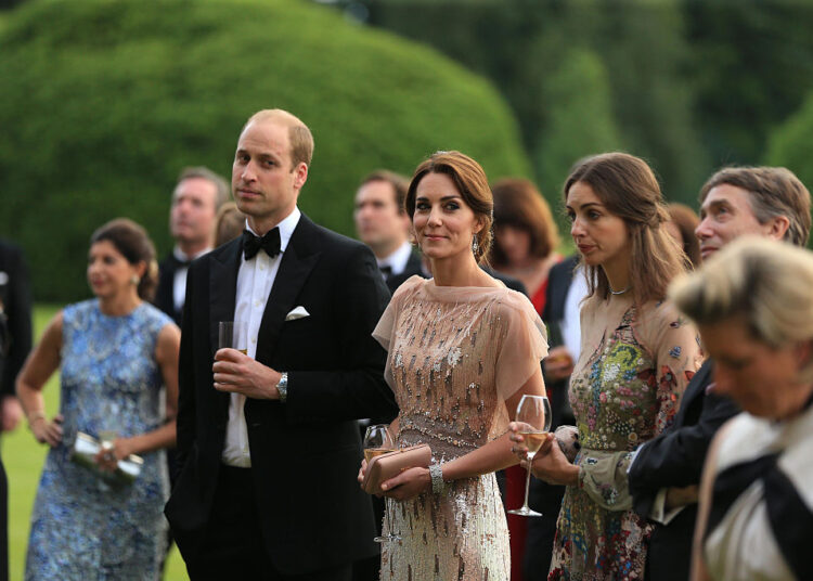 KING'S LYNN, ENGLAND - JUNE 22:  HRH Prince William and Catherine, Duchess of Cambridge attend a gala dinner in support of East Anglia's Children's Hospices' nook appeal at Houghton Hall on June 22, 2016 in King's Lynn, England. (Photo by Stephen Pond/Getty Images)
