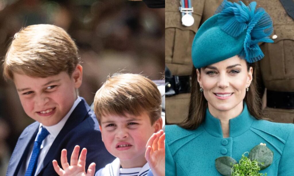 The way Prince George and Prince Louis protect their mom, Kate Middleton