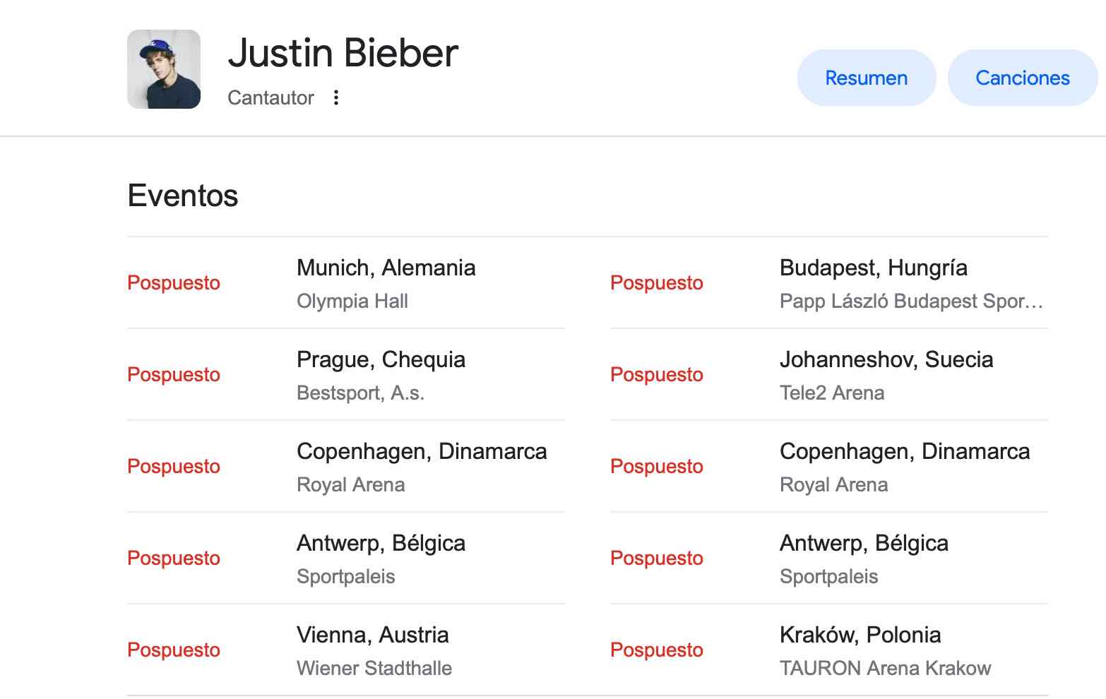 Justin Bieber cancels his Justice World Tour Justin Bieber