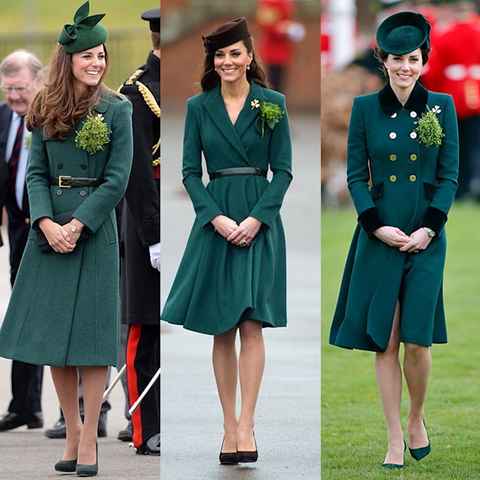 Kate Middleton debuted as a colonel regiment