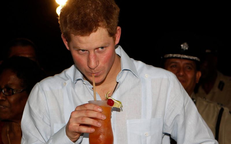 Prince Harry consumed mushrooms at Courteney Cox's house