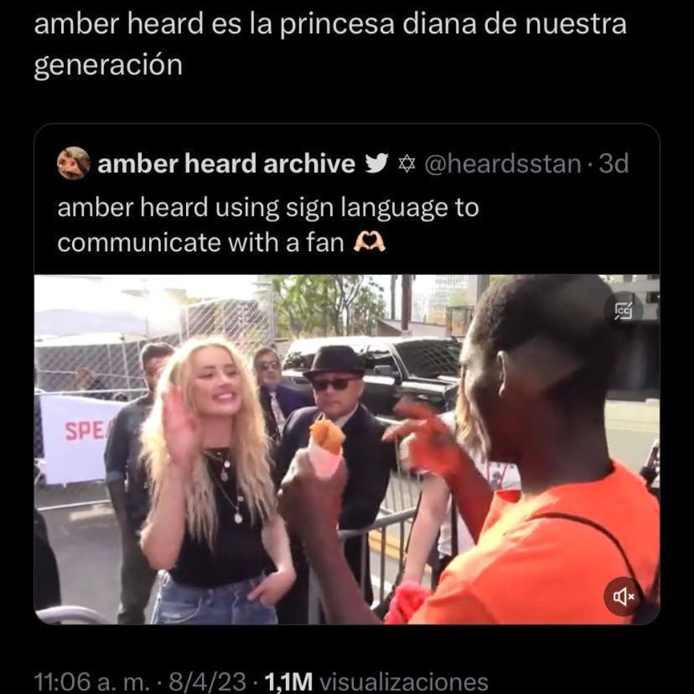 Amber Heard named as the Princess Diana of this generation