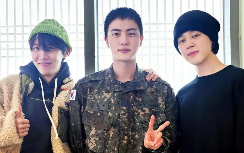 BTS’ Jin talks about J-Hope and Jimin in his first social media post after enlisting in the military