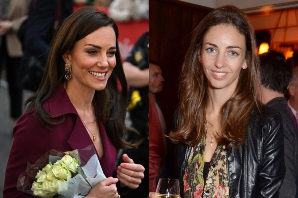 Comparisons between Kate Middleton and Prince William's alleged mistress spread like wildfire