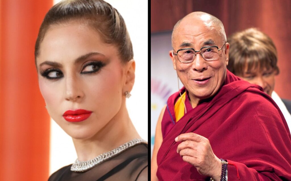 Dalai Lama touches Lady Gaga's leg without consent and video goes viral