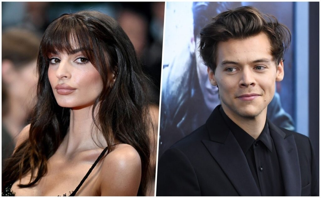 Emily Ratajkowski responds to controversial images of her kissing Harry Styles