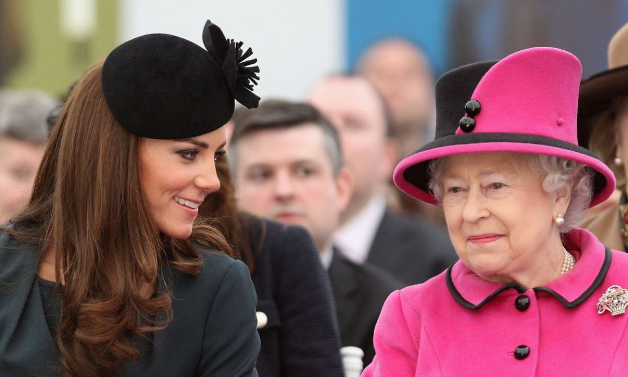 Kate Middleton in a role formerly held by Queen Elizabeth, displacing Camilla Parker