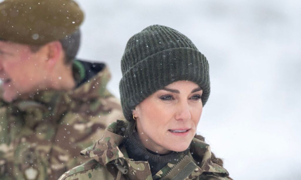 Kate Middleton spotted on mission with Irish Guards wearing full military uniform