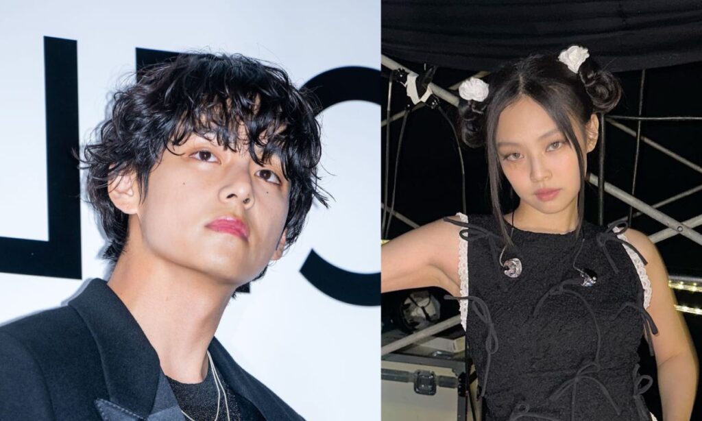 Kim Taehyung of BTS, seems to be very much in love with Jennie of BLACKPINK