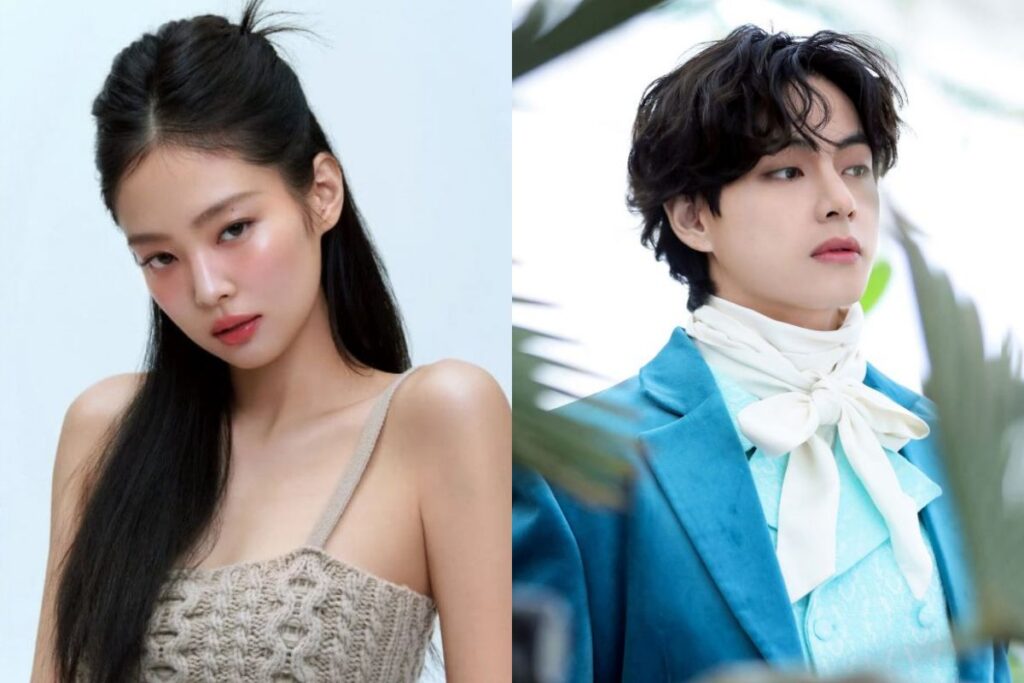 New photos of BLACKPINK's Jennie and BTS' V on romantic road trip surface