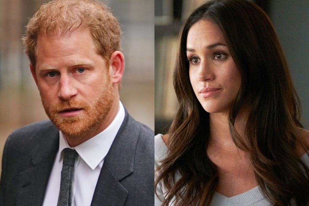 Prince Harry and Meghan Markle seen partying shortly before the coronation