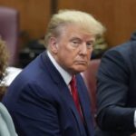 The photos of Donald Trump's alleged arrest by the NYPD