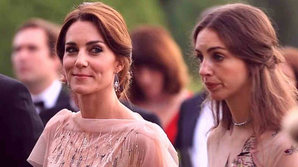 This reveals Rose Hanbury's body language when in front of Kate Middleton