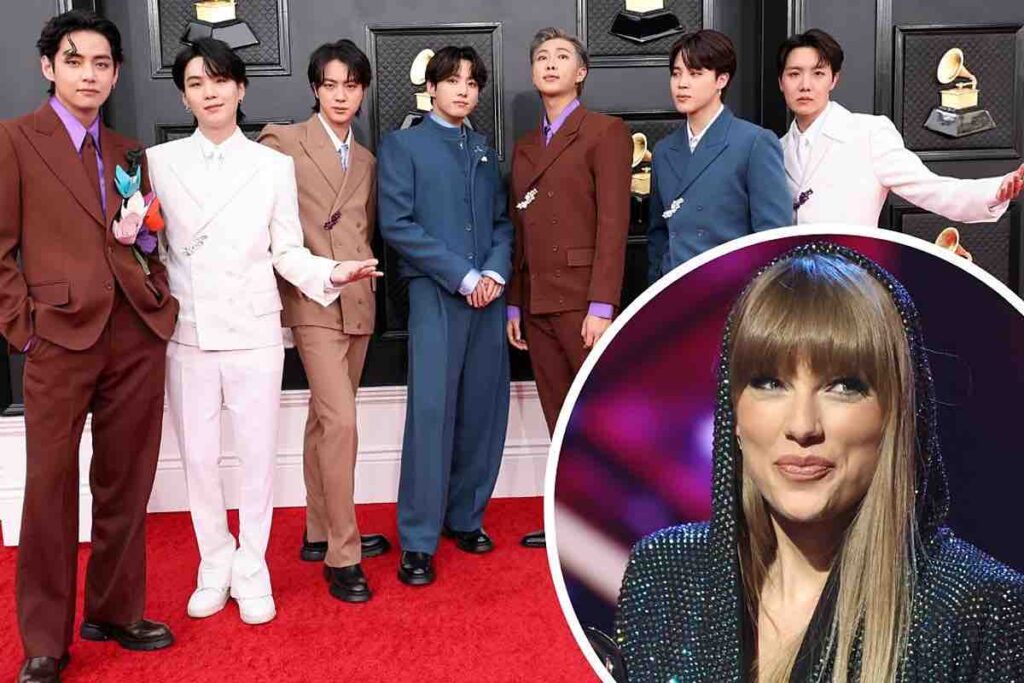 BTS fans make fun of Taylor Swift fans
