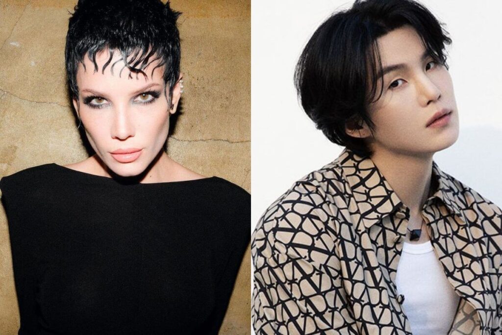 Halsey makes surprise appearance at BTS' Suga concert in the United States