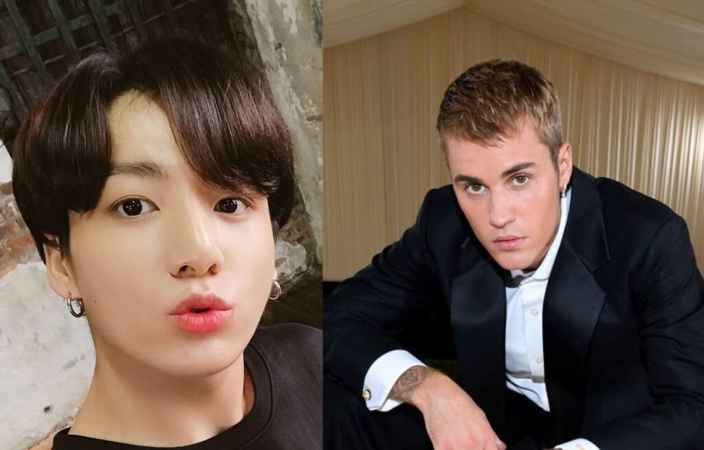 Jeon Jungkook of BTS sings in a mashup with Justin Bieber