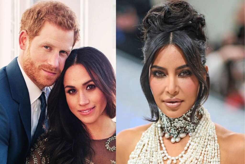 Prince Harry and Meghan Markle have connections to Kim Kardashian in the United States