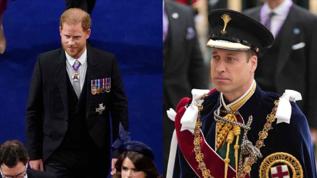 Prince William refused to speak to Prince Harry at the coronation of King Charles III