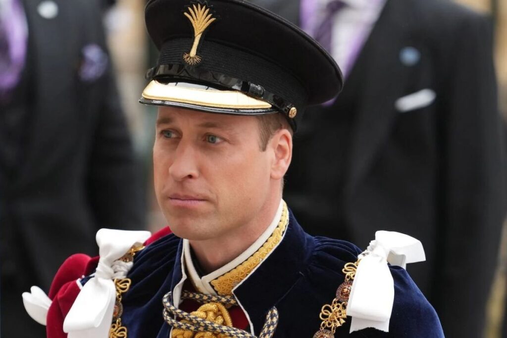 Prince William shows off his physical charms by baring his legs