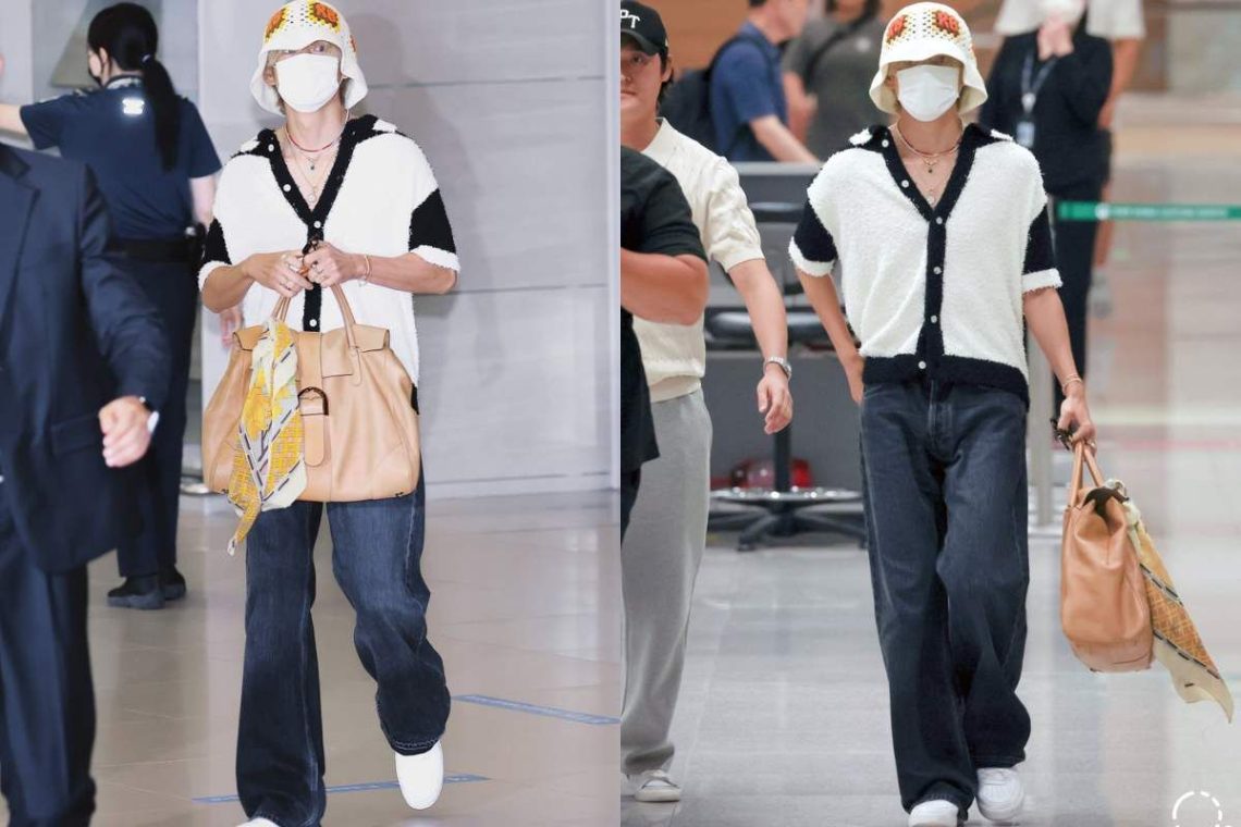Bts Taehyung At The Airport
