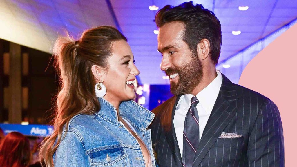 Blake Lively shows off the muscular arms of her husband Ryan Reynolds