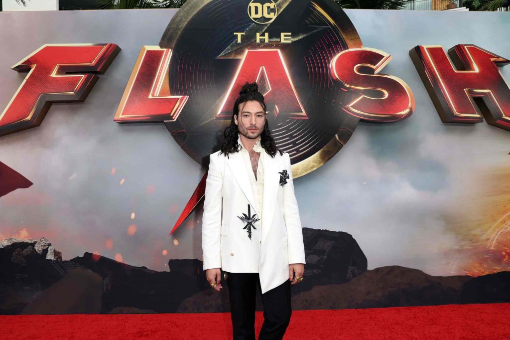 Ezra Miller makes public appearance to promote 'THE FLASH' after conduct scandal