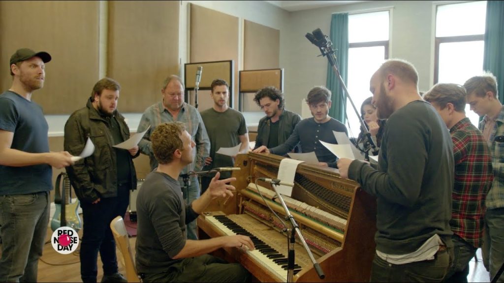 Game Of Thrones actors made a musical collaboration with Chris Martin of COLDPLAY