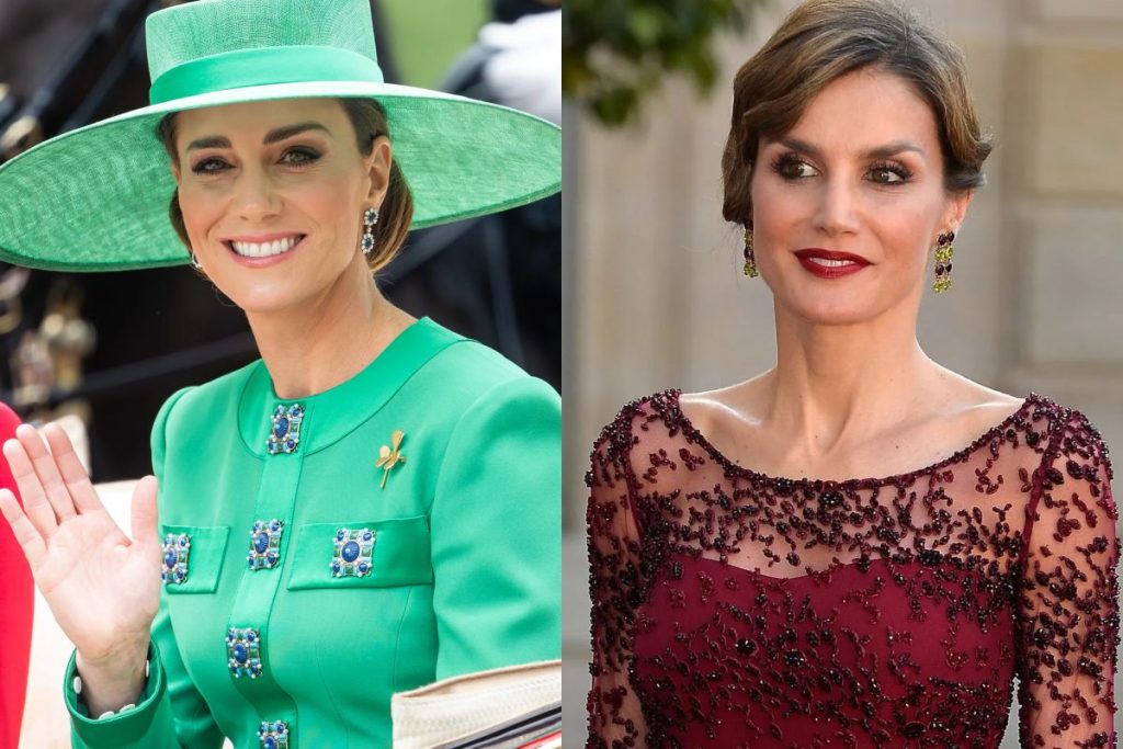 Kate Middleton accused of copying the look of Queen Letizia of Spain