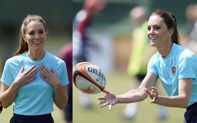 Kate Middleton surprises everyone with her amazing skills at playing rugby