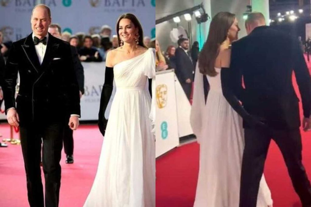 Kate Middleton touches Prince William's butt in front of the world