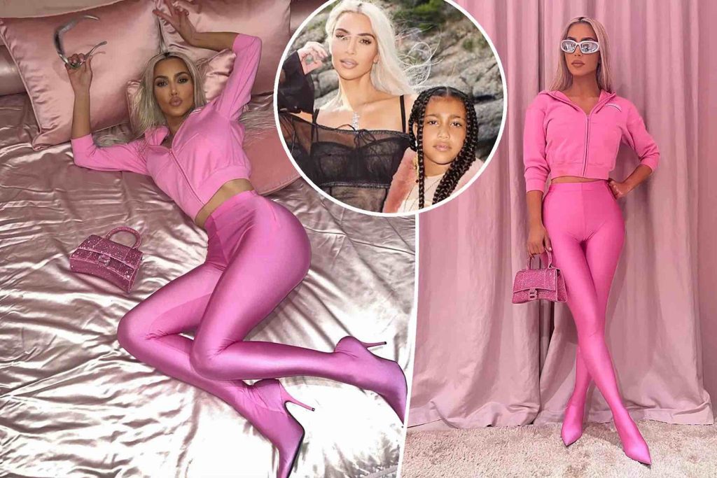 Khloe and Kim Kardashian splurge on pink outfits in keeping with 'BARBIE' trend