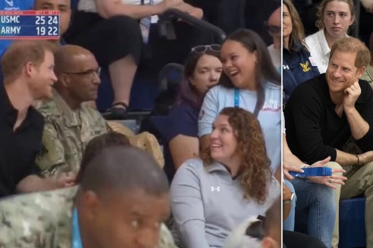Prince Harry captivates women in the United States while enjoying a basketball game