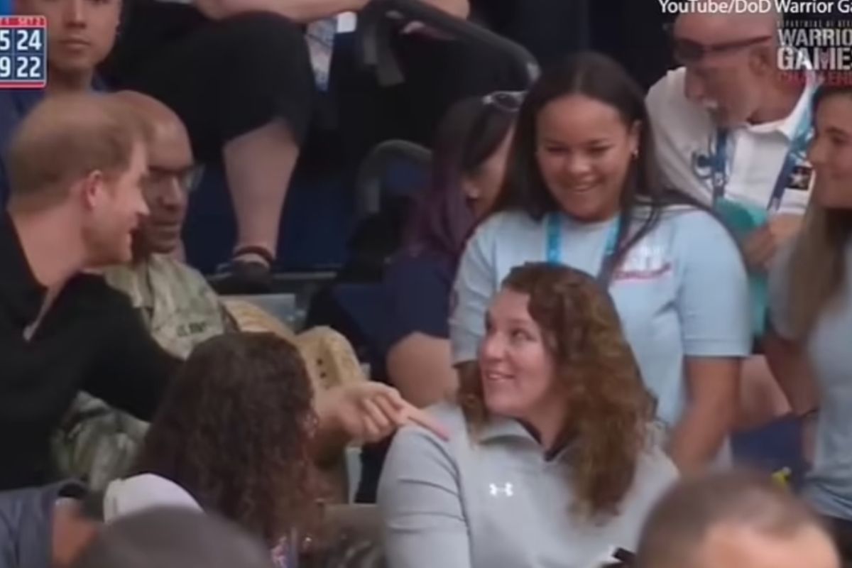 Prince Harry captivates women in the United States while enjoying a basketball game