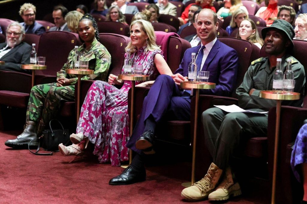 Prince William spotted at the movies with a royal other than his wife