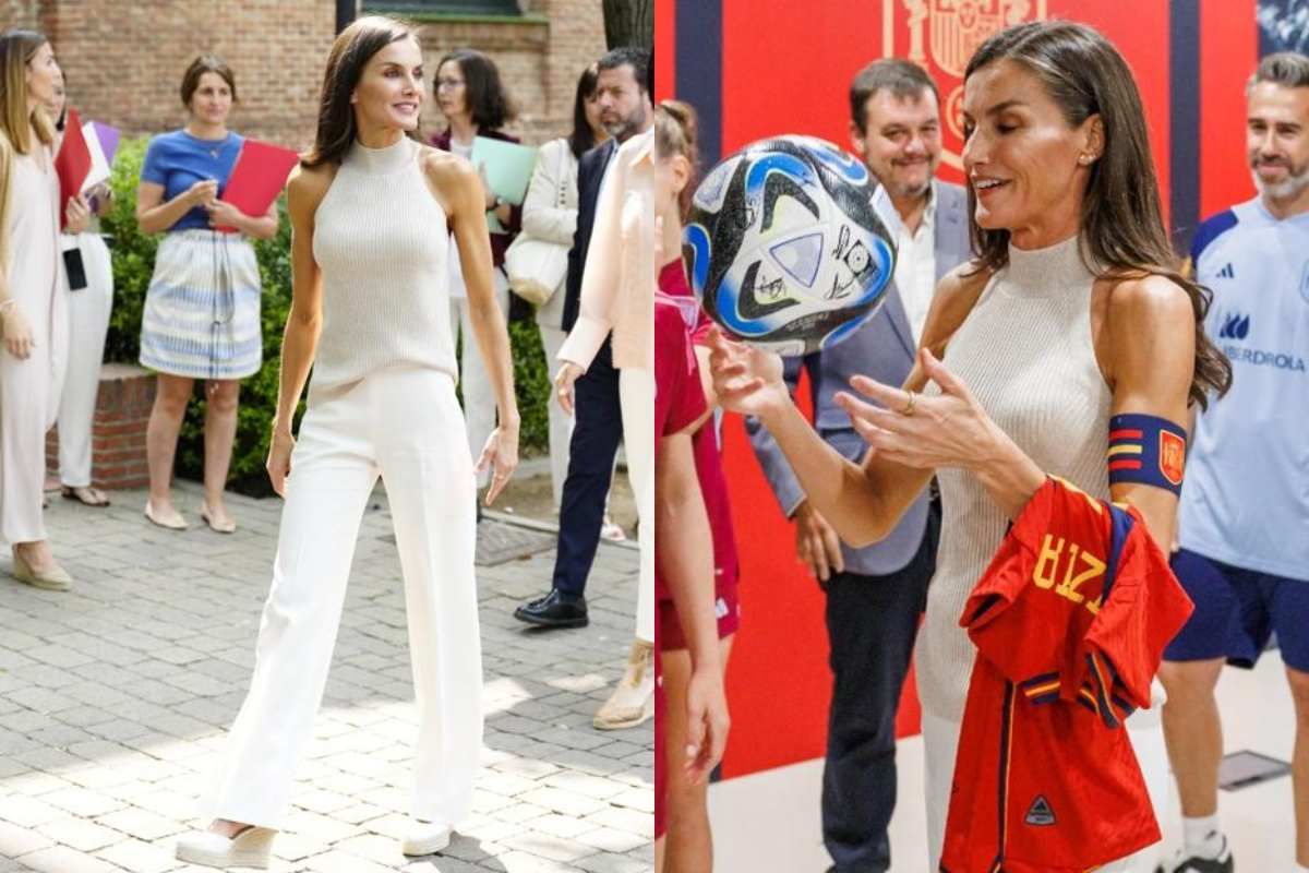 Queen Letizia dazzled everyone with her elegant and comfortable look at a soccer event