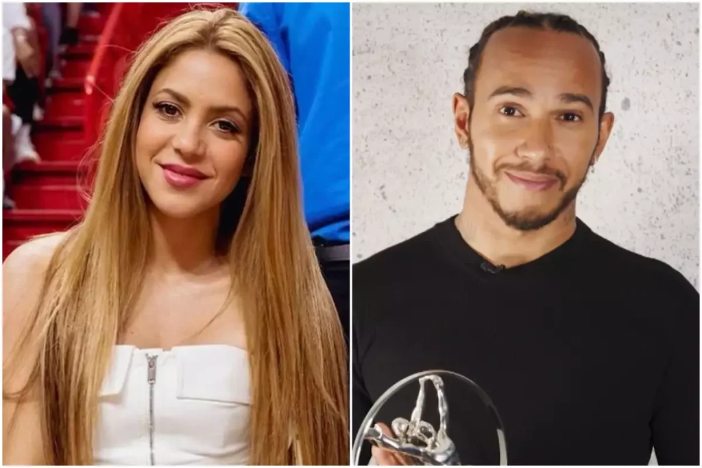 Shakira reportedly entering into a relationship with Lewis Hamilton