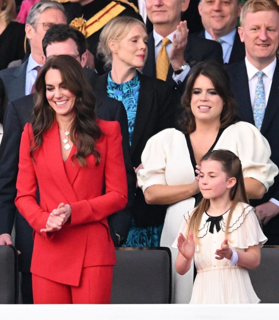 The cheeky gesture of Princess Charlotte that made even Kate Middleton blush