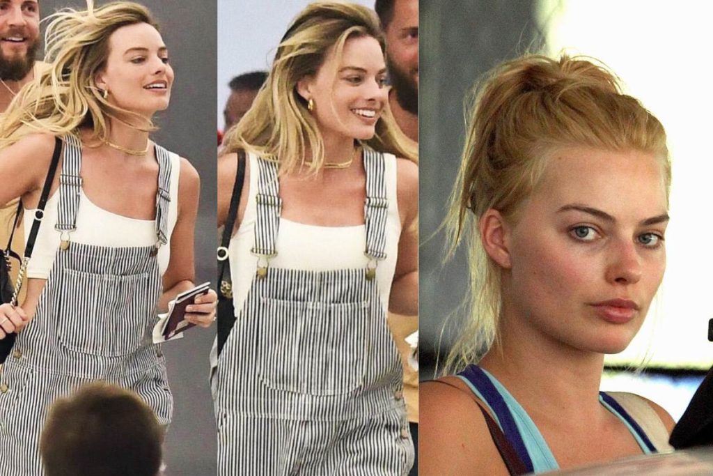 Margot Robbie makes an impact after appearing au naturel