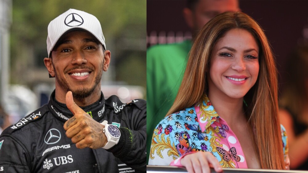 Fans claim Shakira and Lewis Hamilton have photo after intimate moment