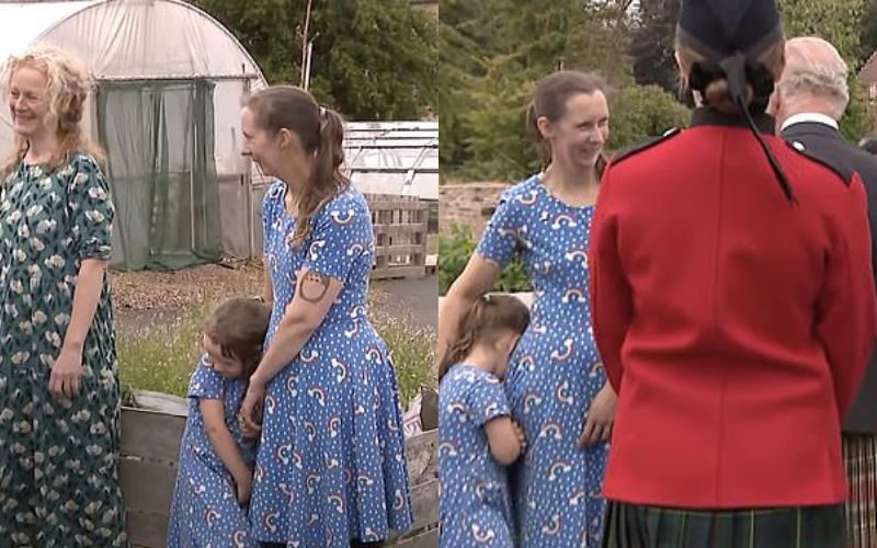 A little girl's heartwarming reaction to meeting King Charles III