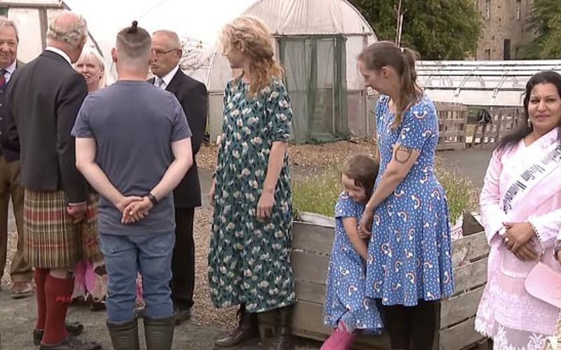 A little girl's heartwarming reaction to meeting King Charles III