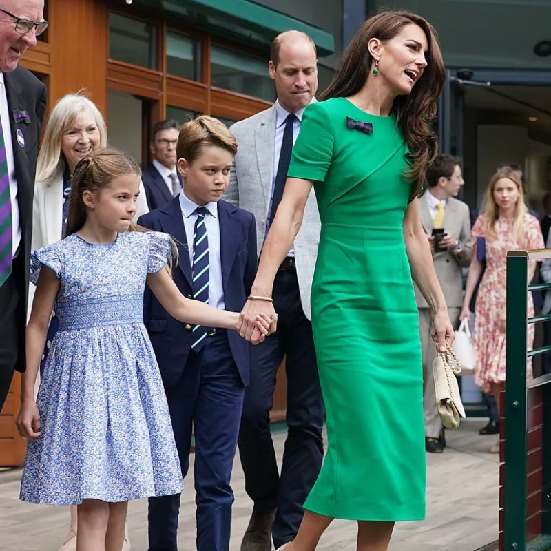 Princess Charlotte steals the spotlight at Wimbledon final